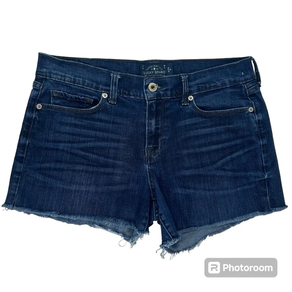 Lucky Brand Sofia Boot Cutoff Denim Shorts Size 8/29R